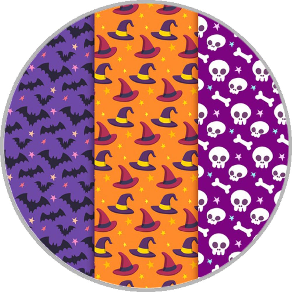 20MM Print Halloween Glass Cover Snaps