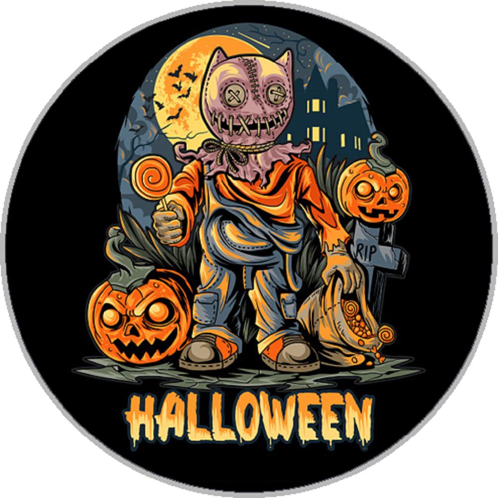 20MM Print Halloween Glass Cover Snaps