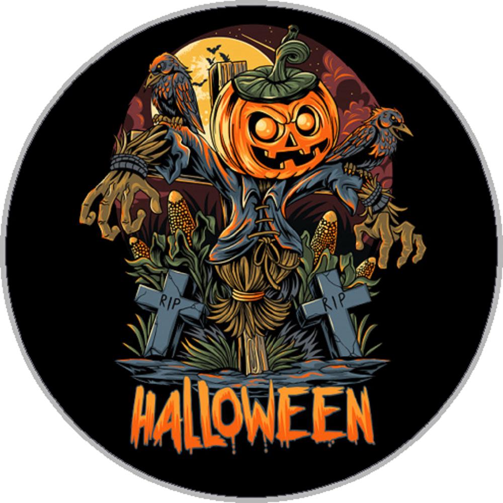 20MM Print Halloween Glass Cover Snaps