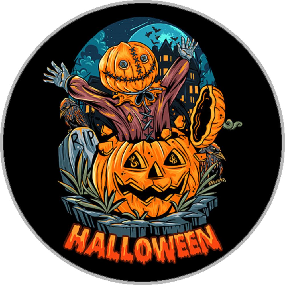 20MM Print Halloween Glass Cover Snaps