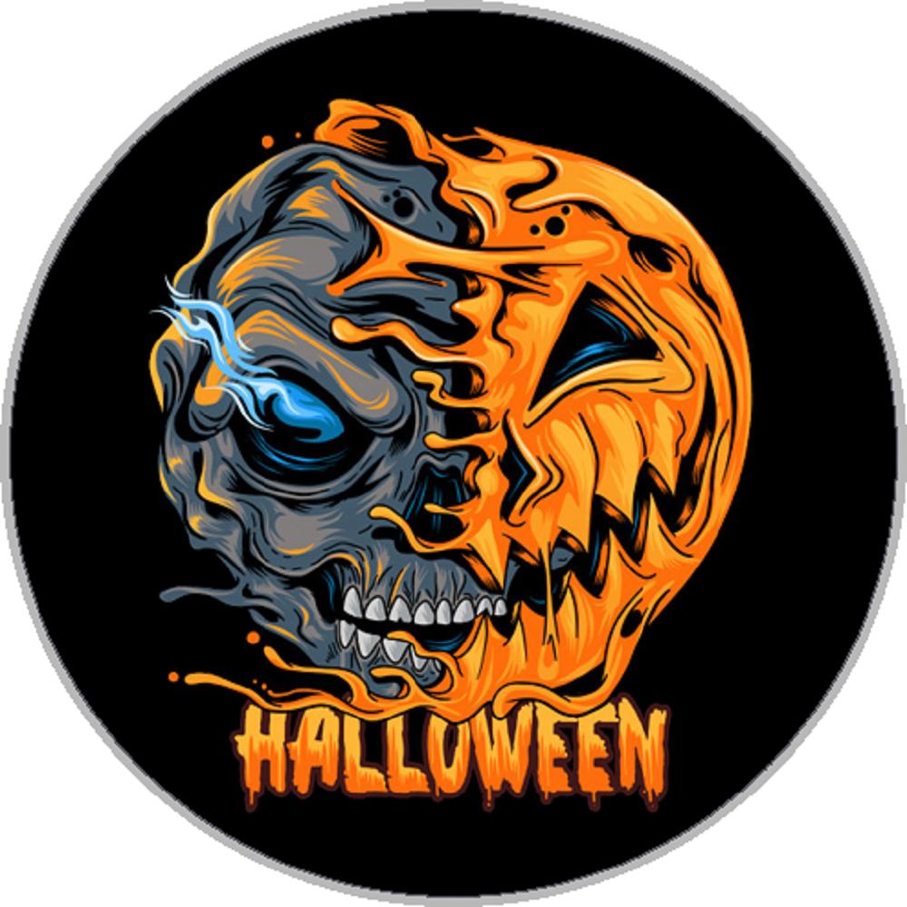 20MM Print Halloween Glass Cover Snaps