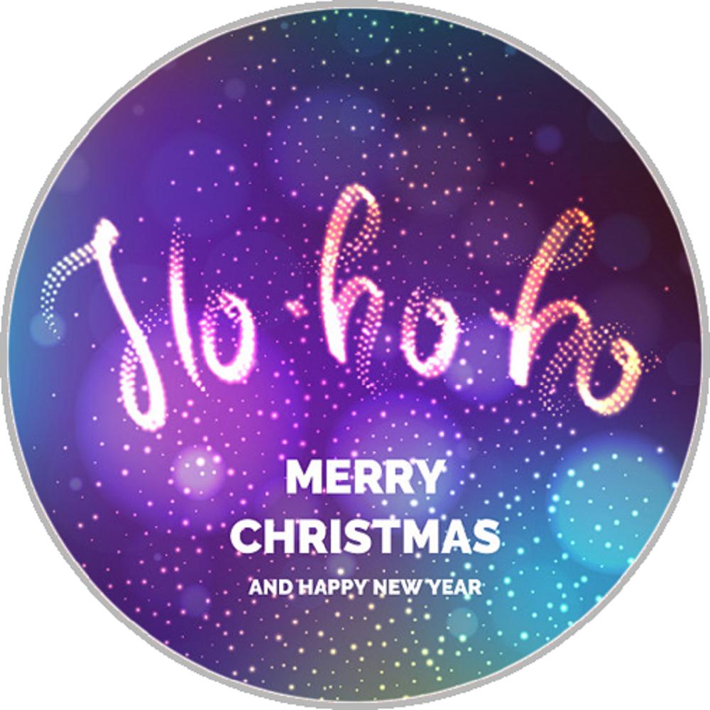 20MM Print Christmas Glass Cover Snaps