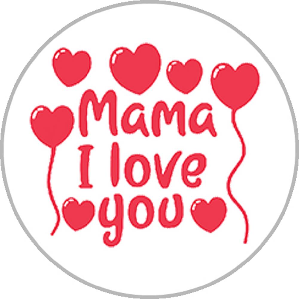 20MM Print Glass Mother Day Snaps
